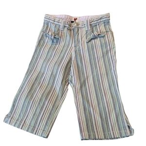 GAP Y2K Multicolor Striped Toddler Girl‎ Denim Jeans 3T